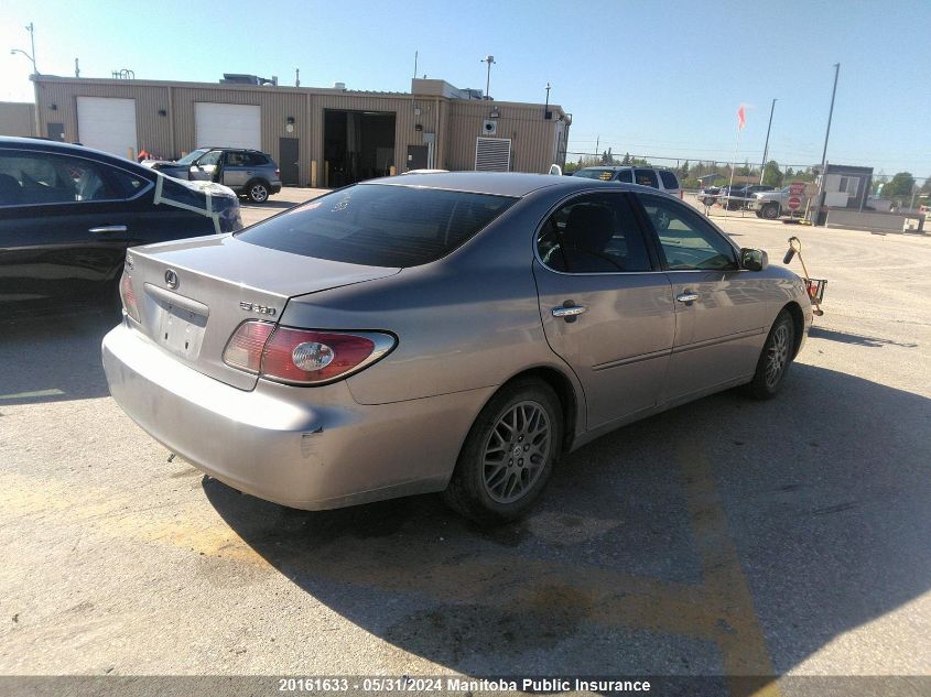 2004 Lexus Es 330 VIN: JTHBA30G945045062 Lot: 20161633