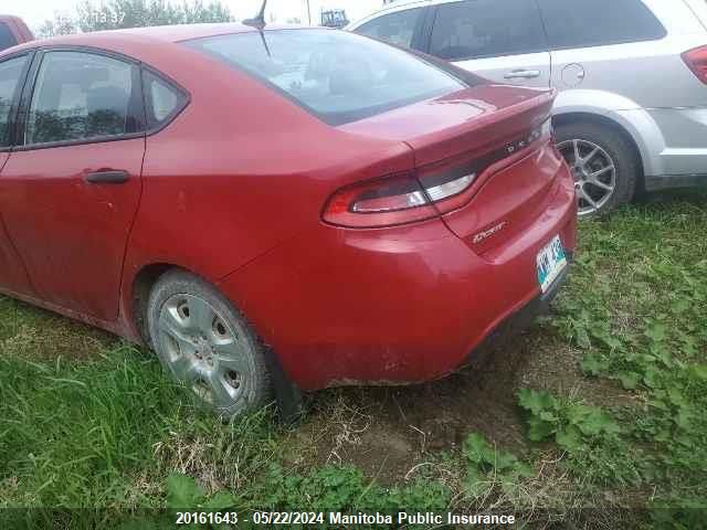 2013 Dodge Dart Se VIN: 1C3CDFAA7DD310970 Lot: 20161643