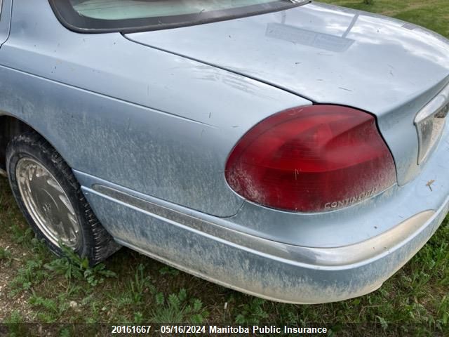 1998 Lincoln Continental VIN: 1LNFM97V8WY640306 Lot: 20161667