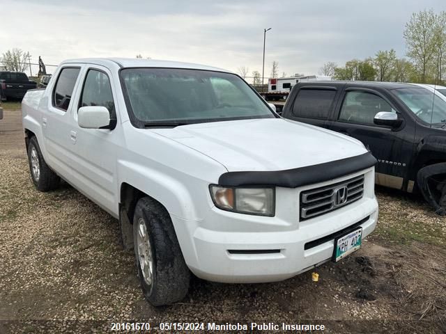 2008 Honda Ridgeline Ex-L VIN: 2HJYK16568H002568 Lot: 20161670