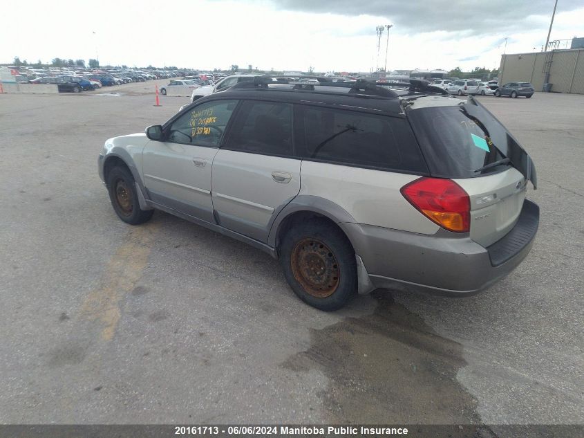 2006 Subaru Outback 2.5I Limited VIN: 4S4BP62C767307921 Lot: 20161713