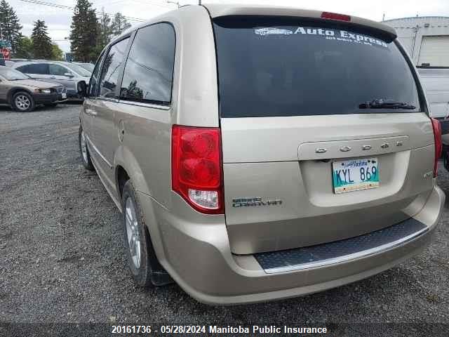 2016 Dodge Grand Caravan Crew VIN: 2C4RDGDG1GR155684 Lot: 20161736