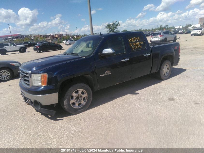 2012 GMC Sierra 1500 Sle Crew Cab VIN: 3GTP2VE79CG235590 Lot: 20161748