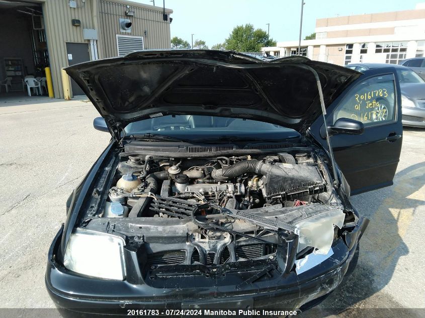 2001 Volkswagen Jetta Gls Tdi VIN: 3VWSP29M31M161377 Lot: 20161783