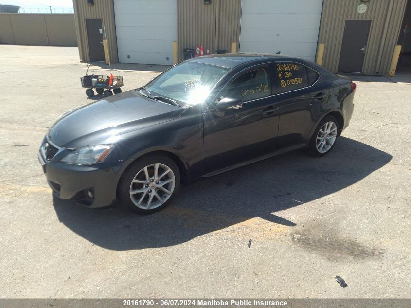 2011 Lexus Is 250 VIN: JTHCF5C26B5045521 Lot: 20161790