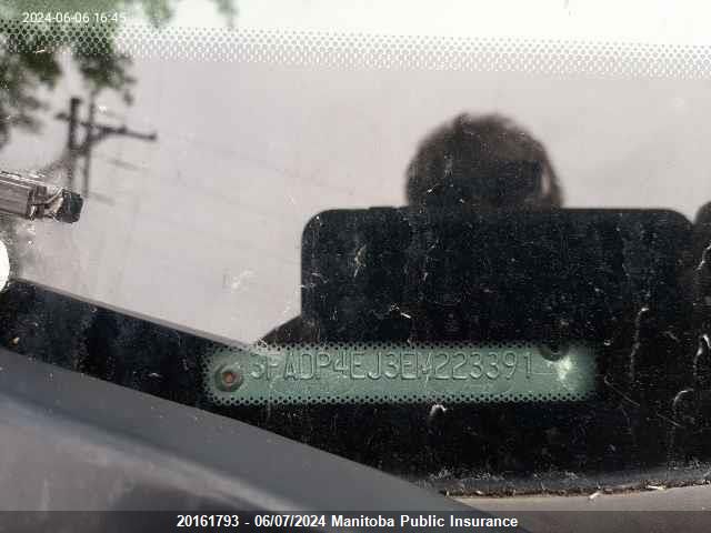 2014 Ford Fiesta Se VIN: 3FADP4EJ3EM223391 Lot: 20161793