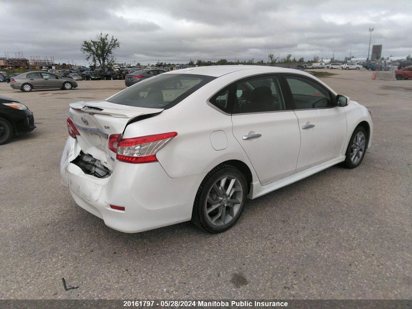 2014 Nissan Sentra 1.8 Sr VIN: 3N1AB7AP2EL688051 Lot: 20161797