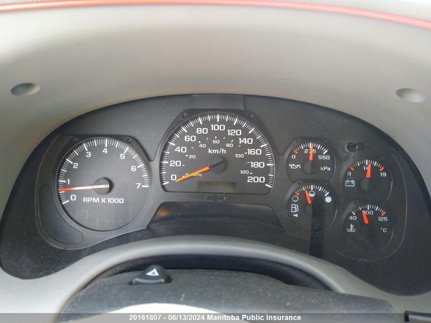 2005 Chevrolet Trailblazer Ext Lt VIN: 1GNET16S456196385 Lot: 20161807