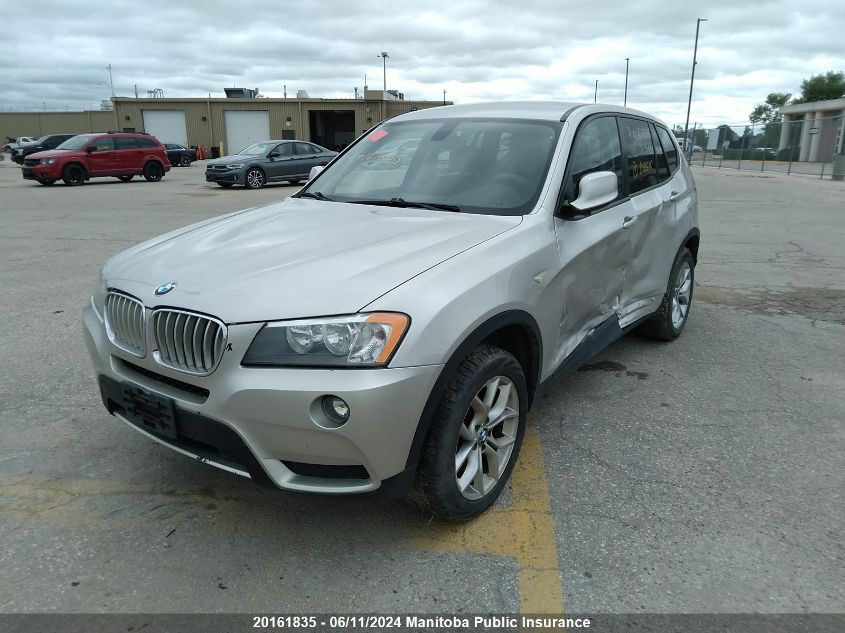 2013 BMW X3 28I VIN: 5UXWX9C57D0A18617 Lot: 20161835