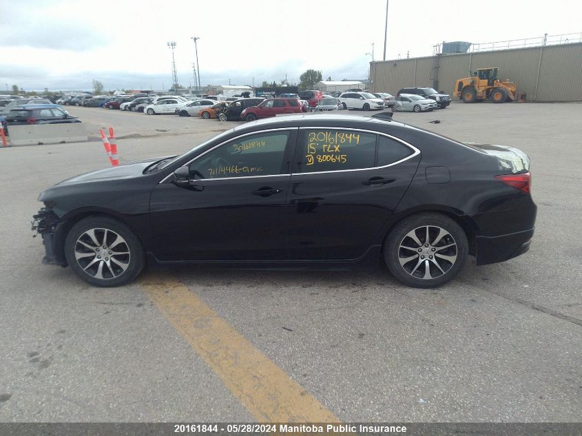 2015 Acura Tlx VIN: 19UUB1F50FA800645 Lot: 20161844