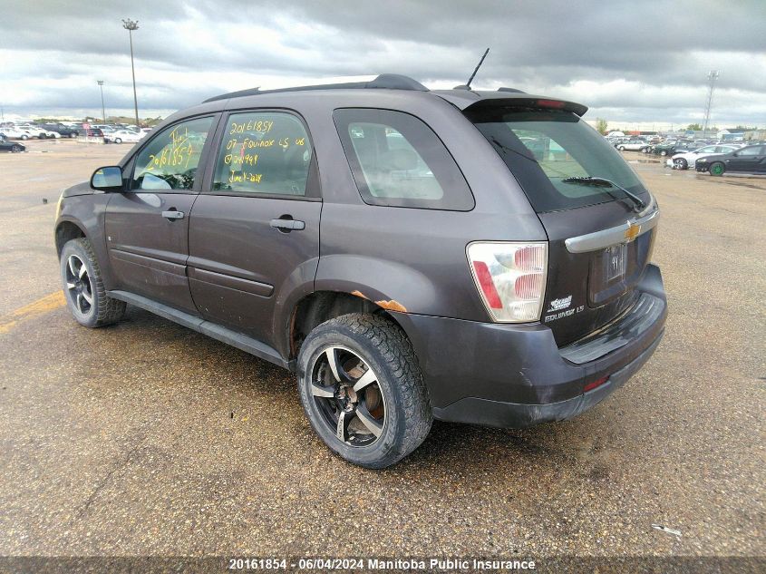 2007 Chevrolet Equinox Ls V6 VIN: 2CNDL13F876241994 Lot: 20161854