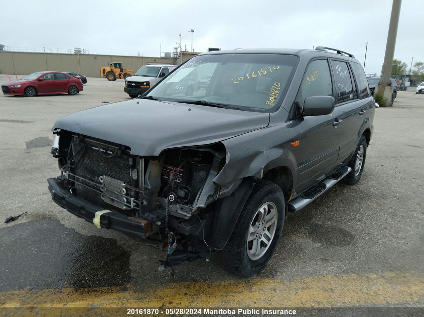 2008 Honda Pilot Ex-L VIN: 5FNYF18668B022842 Lot: 20161870