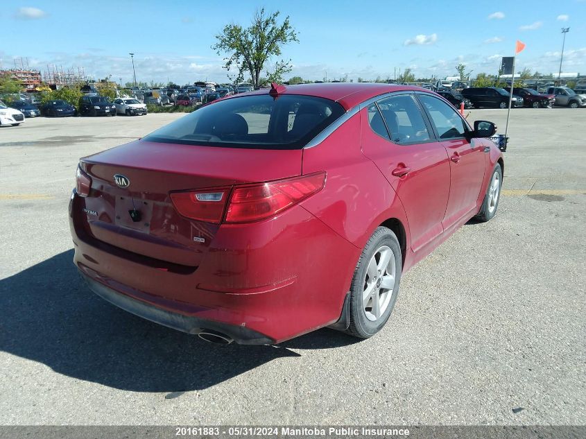 2015 Kia Optima Ex VIN: KNAGM4A7XF5529180 Lot: 20161883