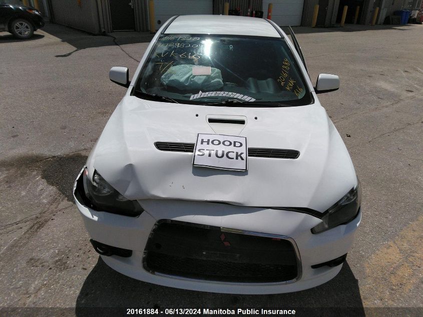 2012 Mitsubishi Lancer Ralliart VIN: JA32V6FV6CU608522 Lot: 20161884