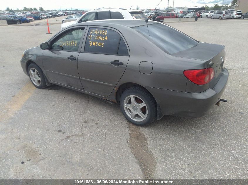 2005 Toyota Corolla VIN: 2T1BR32EX5C865015 Lot: 20161888