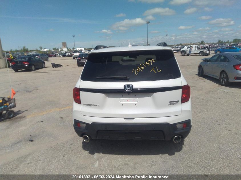 2022 Honda Passport Touring VIN: 5FNYF8H96NB501096 Lot: 20161892