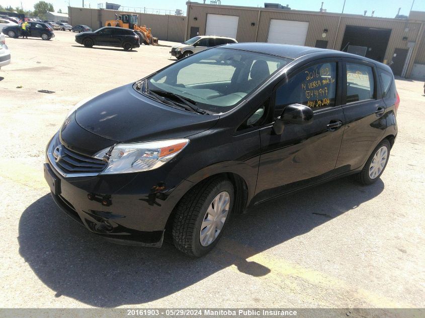 2014 Nissan Versa Note Sv VIN: 3N1CE2CP5EL434947 Lot: 20161903