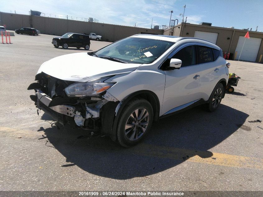 2017 Nissan Murano Sl VIN: 5N1AZ2MH6HN160996 Lot: 20161909