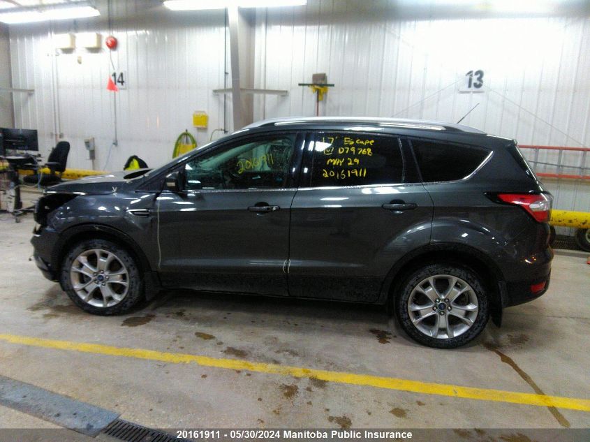 2017 Ford Escape Titanium VIN: 1FMCU9J9XHUD79768 Lot: 20161911