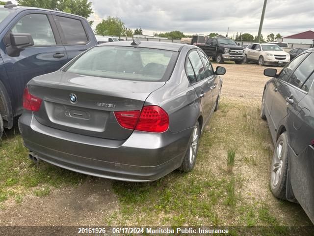 2010 BMW 323I VIN: WBAPG7C51AA794560 Lot: 20161926