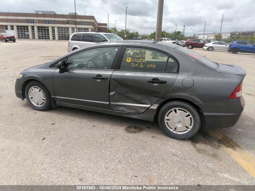 2009 Honda Civic Dx-G VIN: 2HGFA16449H032824 Lot: 20161945