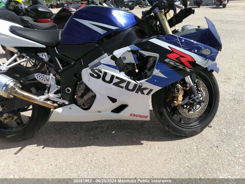 2004 Suzuki Gsx-R750 VIN: JS1GR7JA742102842 Lot: 20161982