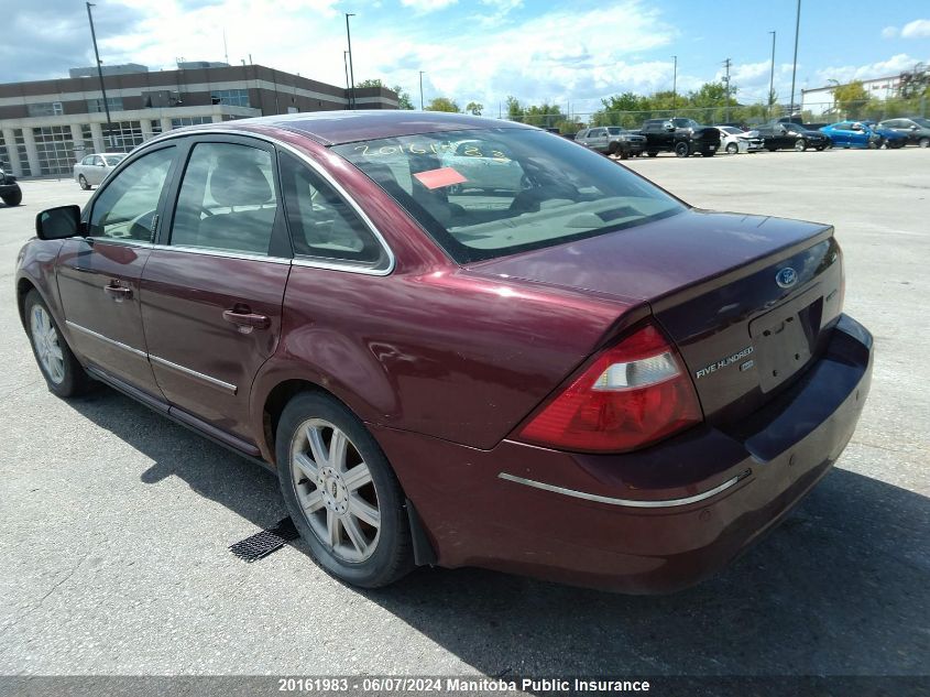 2005 Ford Five Hundred Limited VIN: 1FAHP28165G130361 Lot: 20161983