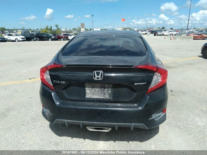 2020 Honda Civic Sport VIN: 2HGFC2F8XLH006299 Lot: 20161992