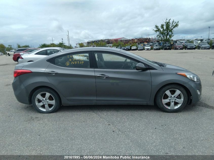 2013 Hyundai Elantra Gls VIN: 5NPDH4AE4DH265329 Lot: 20161995