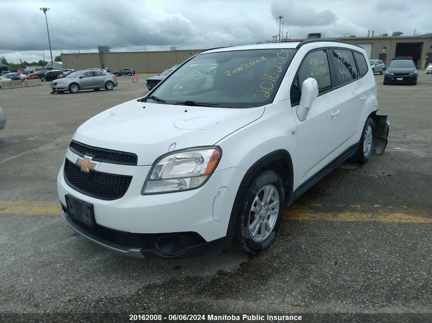 2012 Chevrolet Orlando Lt VIN: KL77P2EMXCK698348 Lot: 20162008