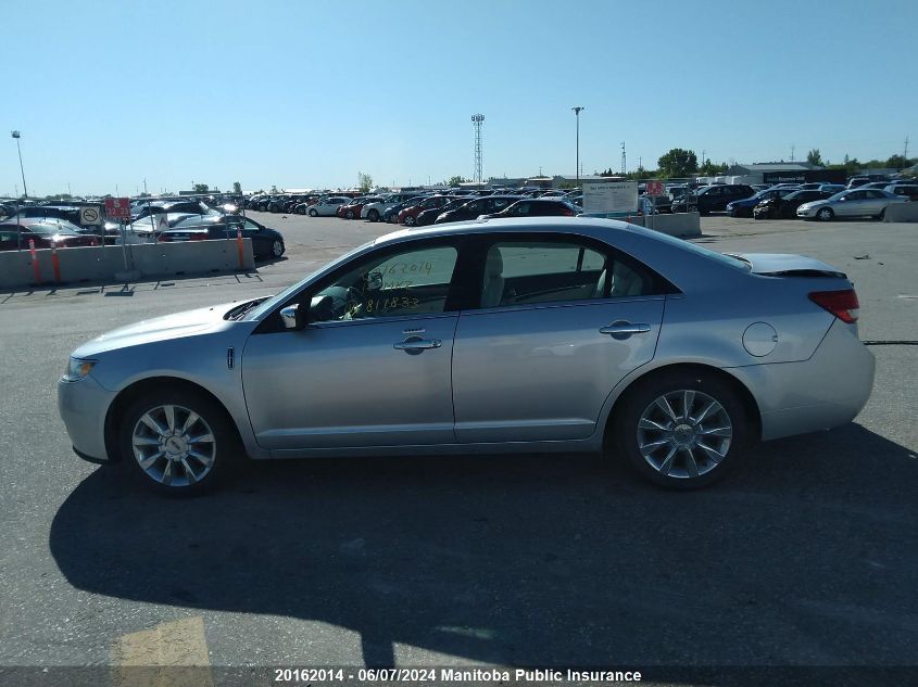 2012 Lincoln Mkz VIN: 3LNHL2JC4CR811833 Lot: 20162014