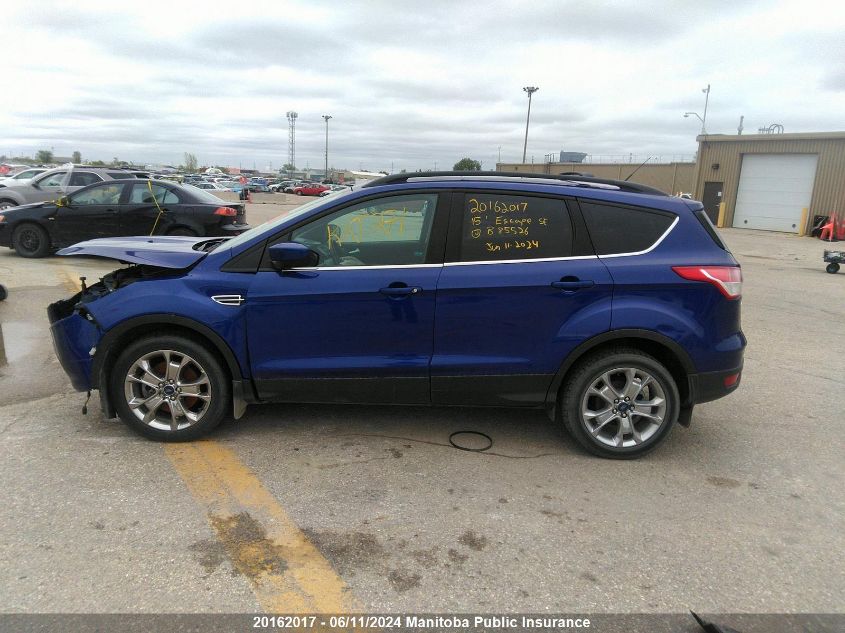 2015 Ford Escape Se VIN: 1FMCU9G97FUB85526 Lot: 20162017