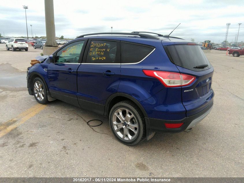 2015 Ford Escape Se VIN: 1FMCU9G97FUB85526 Lot: 20162017