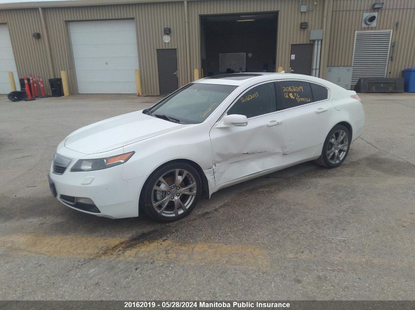 2012 Acura Tl VIN: 19UUA9F70CA801762 Lot: 20162019