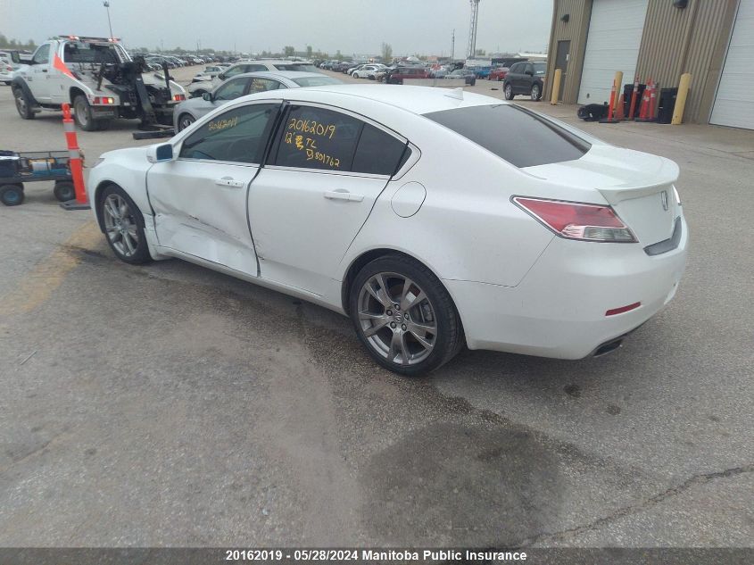 2012 Acura Tl VIN: 19UUA9F70CA801762 Lot: 20162019