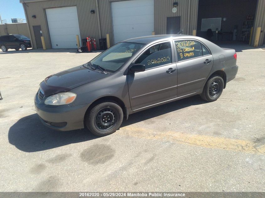 2006 Toyota Corolla Ce VIN: 2T1BR32E26C644283 Lot: 20162020