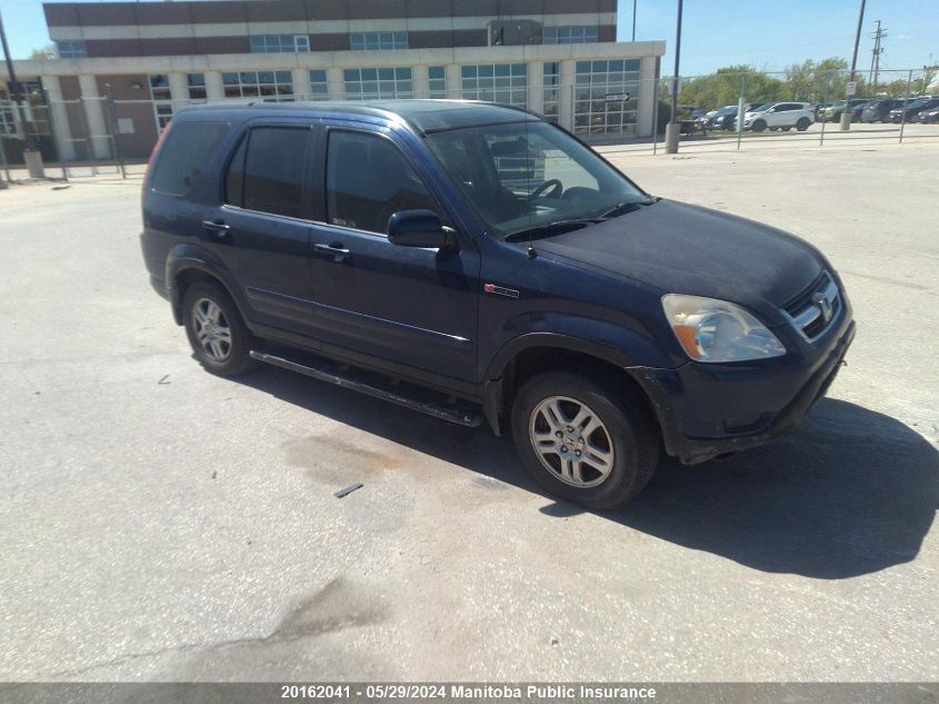 2003 Honda Cr-V Ex-L VIN: JHLRD78953C811922 Lot: 20162041