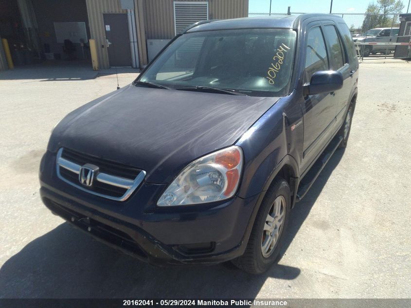 2003 Honda Cr-V Ex-L VIN: JHLRD78953C811922 Lot: 20162041