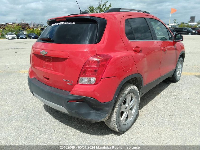 2016 Chevrolet Trax Lt VIN: 3GNCJPSB6GL224668 Lot: 20162069