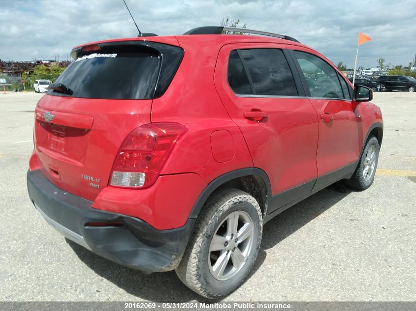 2016 Chevrolet Trax Lt VIN: 3GNCJPSB6GL224668 Lot: 20162069