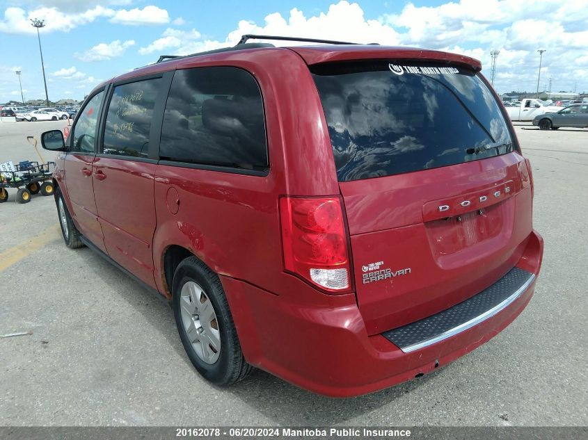 2012 Dodge Grand Caravan Sxt VIN: 2C4RDGBG1CR193266 Lot: 20162078