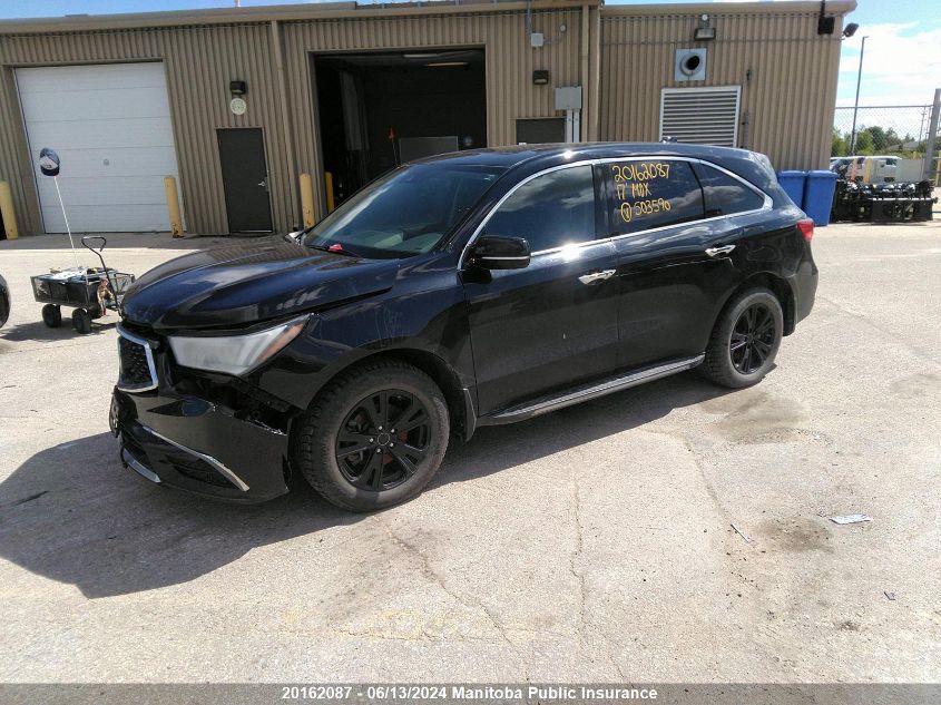 2017 Acura Mdx VIN: 5FRYD4H63HB503590 Lot: 20162087