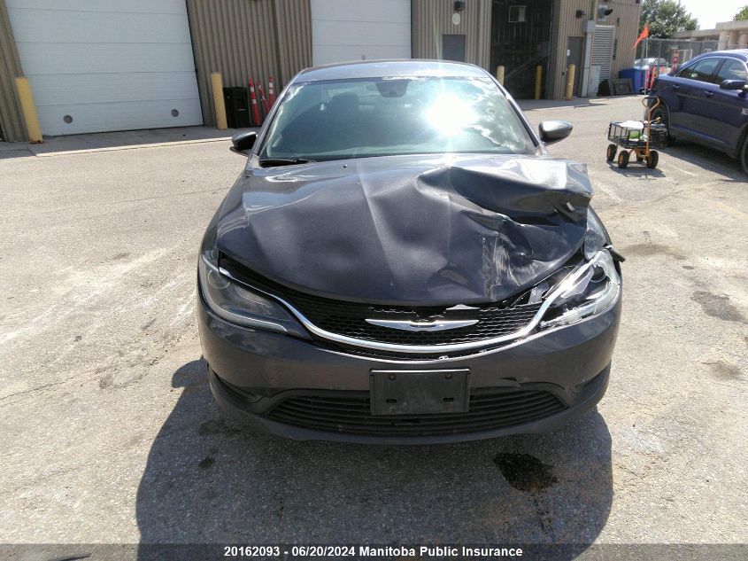 2016 Chrysler 200 Lx VIN: 1C3CCCFB6GN139825 Lot: 20162093