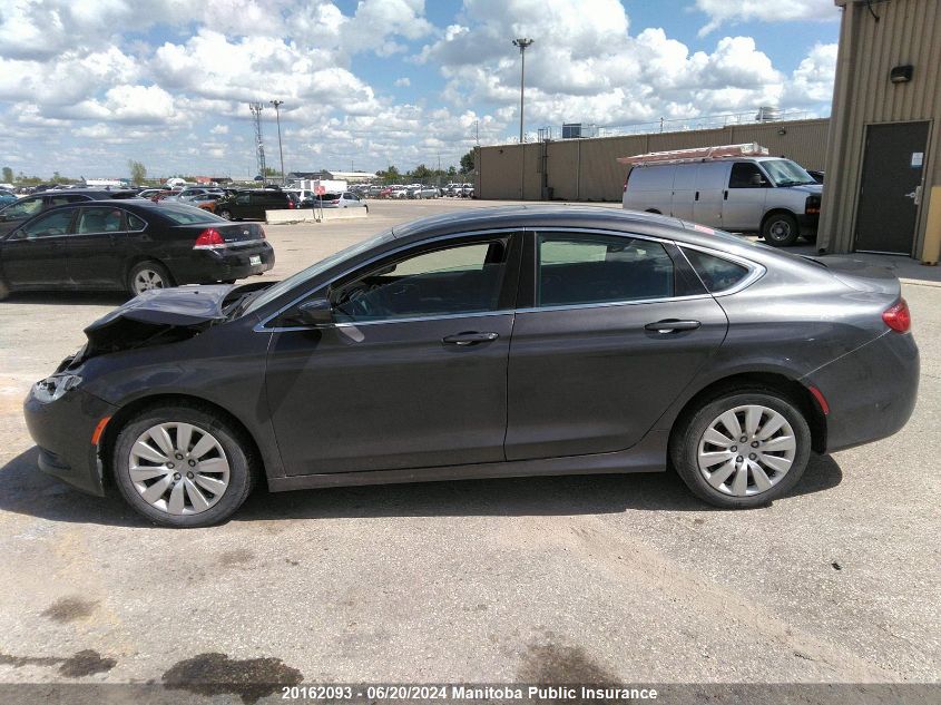 2016 Chrysler 200 Lx VIN: 1C3CCCFB6GN139825 Lot: 20162093