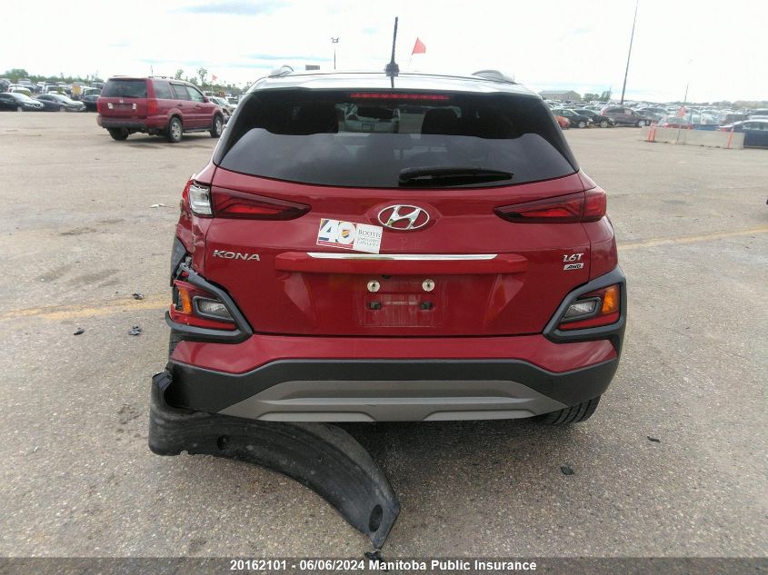 2020 Hyundai Kona Trend 1.6T VIN: KM8K3CA50LU554272 Lot: 20162101