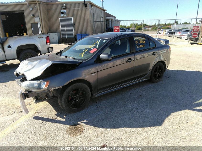 2009 Mitsubishi Lancer Gt VIN: JA3AU26U09U600455 Lot: 20162104