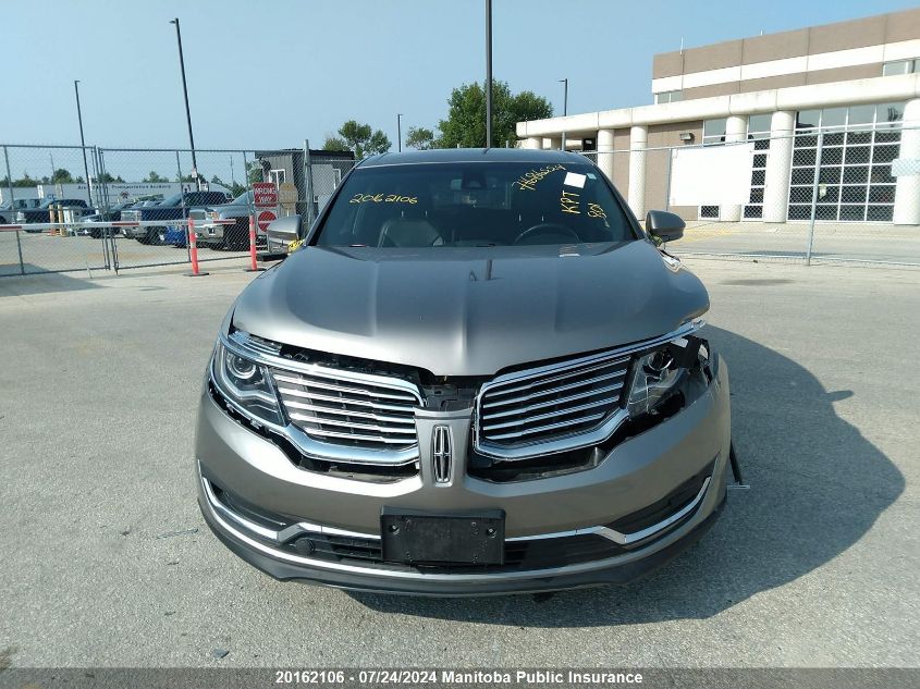 2016 Lincoln Mkx VIN: 2LMTJ8KR9GBL68304 Lot: 20162106