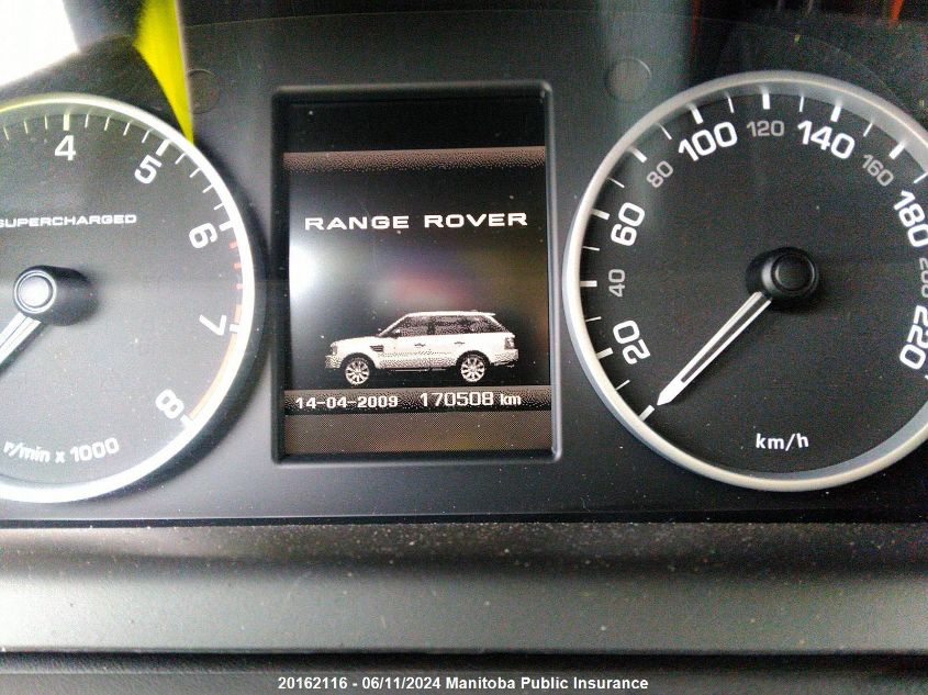 2011 Land Rover Range Rover Sport Hse VIN: SALSP2E43BA263875 Lot: 20162116