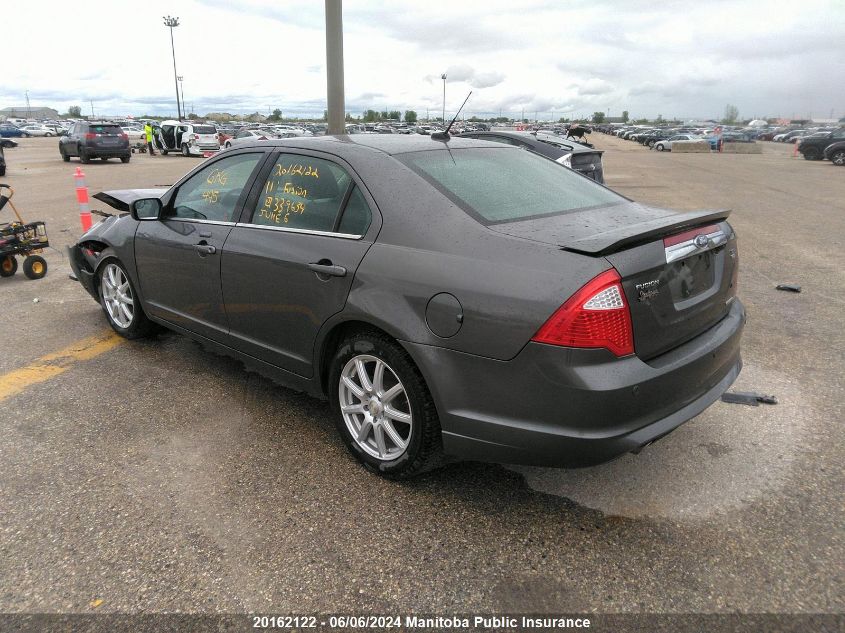 2011 Ford Fusion Sel V6 VIN: 3FAHP0CG2BR339634 Lot: 20162122