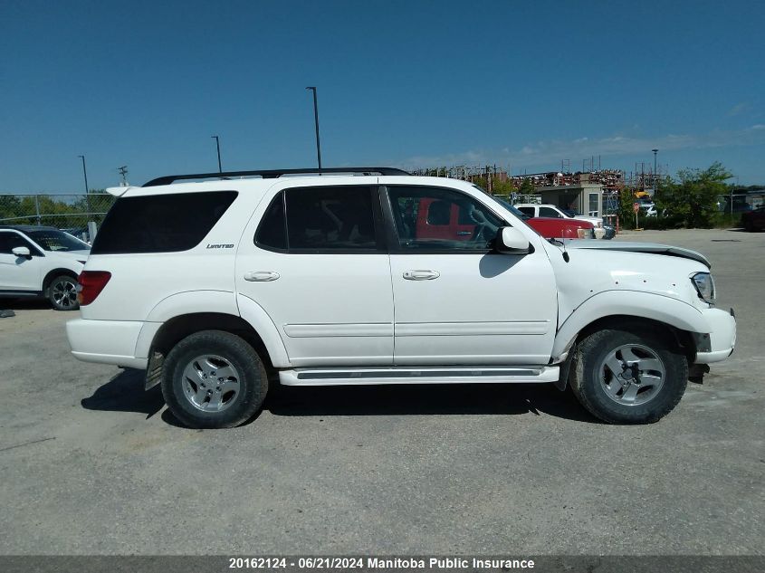 2002 Toyota Sequoia Limited VIN: 5TDBT48A92S071525 Lot: 20162124